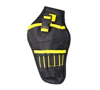 Multifunctional Belt Bag Portable Cleaning Tool Belt with Pockets Adjustable Gardening Tool Storage Organizer Holder/1125 (Color : Black)