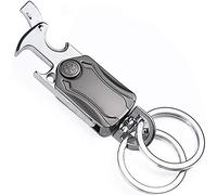 Multifunctional Bottle Opener Keyring,LIUHUIZEYU Unboxing Keychain with Cutter Bottle Opener,Phone Holder 360 Rotatable Opener Open The Beer Drink Bottle Cap Easily Express for Men Boys Women Gift