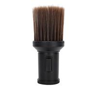 Multifunctional Broken Hair Sweep Brush Soft Light Skin Friendly Barber Neck Duster Brush For Beard Shaving Haircut Cleaning Professional Use Gold Black Silver (Black)