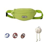 Multifunctional Bum Bag Waist Bag Crossbody Bag Japanese Styles Chest Bag With Adjustable Strap Belt Bag For Woman Girls Japa, Green, G, Mass Beauty