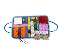 Multifunctional Busy Blanket Dementias Blanket Kids Sensory Toy Fidgets Blanket Sensory Blanket for Seniors Elderly