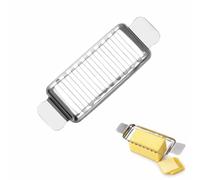 Multifunctional Butter Cheese Slicer Grater, Food-Safe 403 Stainless Wires | Rust-proof food grade metal, effortless smooth slicing, dishwasher safe, perfect for luncheon meat mozzarella & foie gras