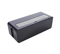 Multifunctional Cable Organizer Box with Transparent Skylight, Power Cord Storage for Power Strips, Surge Protectors, and Cables(Black) (Black 164 * 68 * 64 (mm))