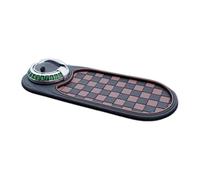 Multifunctional car anti-slip mat, universal car phone holder, rotatable non-slip dashboard mat with temporary parking number, suitable for storing phones, sunglasses, keys, and other small accessorie