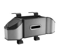 Multifunctional Car Back Seat Organiser for Hyundai Matrix 2001-2010 - All-in-One Hanging Storage Box with Cup Holders Tissue Dispenser,Grey