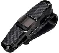 Multifunctional Car Sun Visor Organizer for Rolls Royce Phantom Ghost Wraith Dawn Cullinan Spectre Phantom Coupe, Sunglasses Clip Holder Eyewear Case for Glasses Ticket Clamp Fastener Accessories