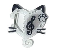 Multifunctional Cartoon Acrylic Musical Note Keyring Accessory Backpack Carabiner Decoration For Bags Or Keys