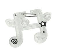 Multifunctional Cartoon Acrylic Musical Note Keyring Accessory Backpack Carabiner Decoration For Bags Or Keys Music Note Keychain