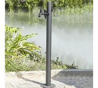 Multifunctional Cast Iron Garden Water PumpEasy HandOperated Durable Design with Stand Ideal for Irrigation Outdoor Use Sleek Finish for Gardens and Yards
