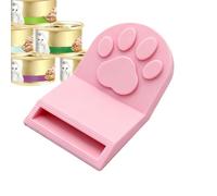 Multifunctional Cat Can Opener - Shape Food Tab Lifter, Silicone Lid Remover, Manual Pet Food Spatula with Ergonomic Grip, Kitchen Feeding Tool for Canned Wet Foods, Kitten Care Supplies for Home