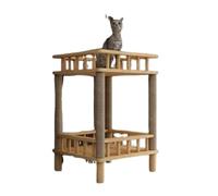 Multifunctional Cat Nest for All Seasons, Odor-free Space Capsule Cat Villa,Compact Size,Sisal Scratching Posts for Indoor Large Cats (A)