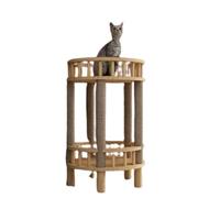 Multifunctional Cat Nest for All Seasons, Odor-free Space Capsule Cat Villa,Compact Size,Sisal Scratching Posts for Indoor Large Cats (B)