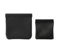 Multifunctional Catapult Organizer Set of 2 PU Heavy Duty Pouch Lovers Safe and Organized Storage Solution Home Organizer, Premium Black, M, Mass Beauty