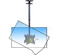 Multifunctional Ceiling Mount for Dual TVs, Adjustable Tilt & Swivel Bracket, Fits Most 22-43 Inch Televisions, Ideal for Home & Office Use, Space-Saving Design