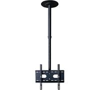 Multifunctional Ceiling TV Mount Adjustable Height for 32-60 Inch TVs Swivel & Tilt Bracket Compatible with Various VESA Patterns Space-Saving Design.