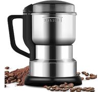 Multifunctional Cereal Grinder, 400 W Coffee Grinder, 35000RPM, Electric Coffee Grinder, 400 g Large Capacity Stainless Steel, for Nuts, Pepper, Spices, Seeds (A)