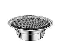 Multifunctional Charcoal Barbecue Grill, Korean BBQ Charcoal Grill Multicolor 35-40cm x 13.5cm for 6-8 People(B,35cm*13.5cm)