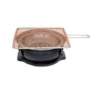 Multifunctional Charcoal Barbecue Grill, Korean BBQ Grill Charcoal Cast Iron 5-10 People Indoor Outdoor Multicolor(F)