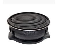 Multifunctional Charcoal Barbecue Grill, Korean BBQ Grill Charcoal Cast Iron 5-10 People Indoor Outdoor Multicolor(B)