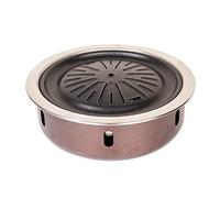 Multifunctional Charcoal Barbecue Grill, Korean BBQ Grill Smokeless Charcoal Barbecue 39cm x 13cm Multicolor Pack of 1(D)