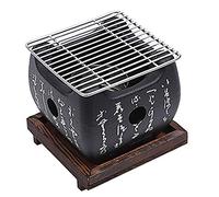 Multifunctional Charcoal Barbecue Grill, Portable Charcoal Grill for Indoor Outdoor Use Multiple Sizes(12cm*12cm)