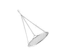 Multifunctional Chew Resistant Metal Parrots Cage Toy Hanging Swing Bed For Stress Relief And Play Stainless Steel Bird Hammock