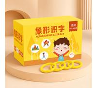 Multifunctional Chinese Flashcards,Hieroglyphic Pinyin Flashcards | Chinese Pictogram Learn Mandarin,Pictographic Literacy,Suitable For Beginners Classroom Group Learning