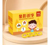 Multifunctional Chinese Flashcards,Hieroglyphic Pinyin Flashcards | Chinese Pictogram Learn Mandarin,Pictographic Literacy,Suitable For Beginners Classroom Group Learning