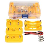 Multifunctional Circuit Experiment Kit - Series/Parallel Lighting Bulb Circuits, All-in-One Physics Science Lab Set