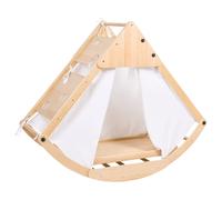 Multifunctional Climbing Arch CALALA Pine Wood Light Brown