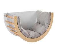 Multifunctional Climbing Arch NIMBIN Pine Wood Light Brown Montessori