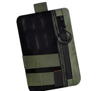 Multifunctional Clip on Pocket Organizers Attachment Pouches Pen Notebook Waist Bag Small Wallet for Everyday Carry Gears Multifunctional Clip on Pocket Organizers, Green, Mass Beauty