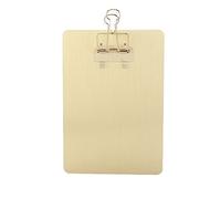 Multifunctional Clipboards Folder, Hangable Metal Clipboard with Rust Proof Treatment, Durable Writing and Painting Board for Office School Home Use, Includes 1 Pack Iron Clipboard (Golden)