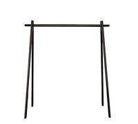 Multifunctional Clothing Rack - Horizontal Bar Coat Stand, Floor Type Clothes Stand, Stylish Storage Solution for Fashion, Wood Color, 82.7Cm Height, Perfect for Home Use