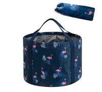 Multifunctional Collapsible Bucket for Soaking Feet, Portable Foot Bath Bag, Foot Spa Soaking Feet Home Pedicure Basin Outdoor Camping for Washing, Fishing Wait Handy Carrying Bag, Large