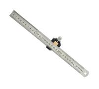 Multifunctional Combination SquareRuler Positioning Block Adjustable for Woodworking and Crafting Tasks Adjustable Steel Ruler Positioning Block