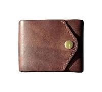 Multifunctional Compact Wallet - Minimalist PU Leather Card Holder | Portable Money Bag with Slim ID Holder and Built-in Pen Slot for Travel