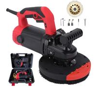 Multifunctional Concrete Grinding & Wall Sanding Machine, 6-Speed Adjustment, 90° No Dead Angle Design for Efficient Stone, Rough Planing, and Concrete Finishing