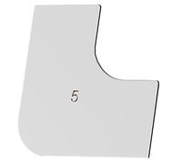 Multifunctional Construction Scraper Curved Concrete Trowel Wall Tool Edges Enduring Edge