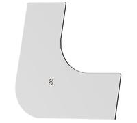 Multifunctional Construction Scraper Curved Concrete Trowel Wall Tool Edges Enduring Ergonomic Wall Tool