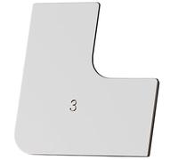 Multifunctional Construction Scraper Curved Concrete Trowel Wall Tool Edges Enduring Ergonomic Wall Tool