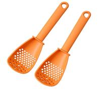 Multifunctional Cooking Spoon - 2-Piece Kitchen Utensil Set | Soup Skimmer, Egg Separator, Food Masher, Food Grade Heat-Resistant Slotted Spoon for Household, Dining, Meal Prep