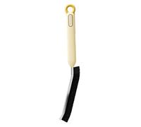 Multifunctional Crevice Cleaning Brush, 2 In 1 Ergonomic Deep Cleaning Brush Set With 18 Degree Handle And Scraper For Kitchen Bathroom Window Track(Beige)
