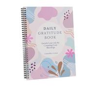 Multifunctional Daily Gratitude Planner Layout Mental Health Traching Journal Notebook for Professional Student Portable Gratitude Planner
