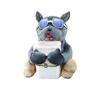 Multifunctional Deluxe Trash Can and Storage Box, Cute Tissue Box, Creative Animal Cartoon Decorative Organizer for Car and Home (A)