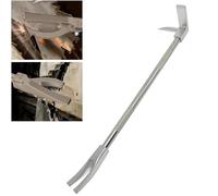 Multifunctional Demolition Crowbar, Emergency Rescue Halligan Bar, Carbon Steel with Metal Cutting Claw, 24in Rescue Tool