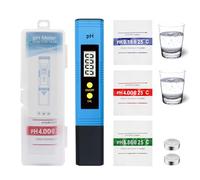 Multifunctional Digital 10-in-1 PH Meter and PH Tester, High Accuracy Water Tester for PH, TDS, EC, Salinity, ORP, H2, S.G, Temperature, Portable Water Quality Test Pen for Drinking Water, Pools, Aqua