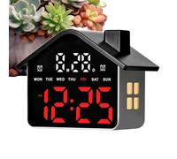 Multifunctional Digital Desk Alarm Clock, 4-Mode Temperature Display3.15 in | Modern Bedside Timepiece Smart Ambient Illumination and Climate Monitoring Feature for Bedroom