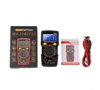 Multifunctional Digital Multimeter for Electrical Diagnosis, Lightweight and Portable for Accurate Measurement of Voltage and Current (black)