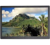 Multifunctional digital photo frame video recorder electronic photo album frame advertising machine 15 inches(Schwarz)